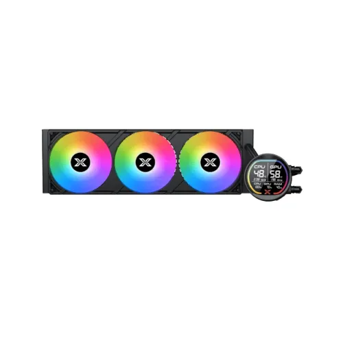Xigmatek LK Pro 360 Digital 360mm ARGB Liquid CPU Cooler with Digital LCD Display